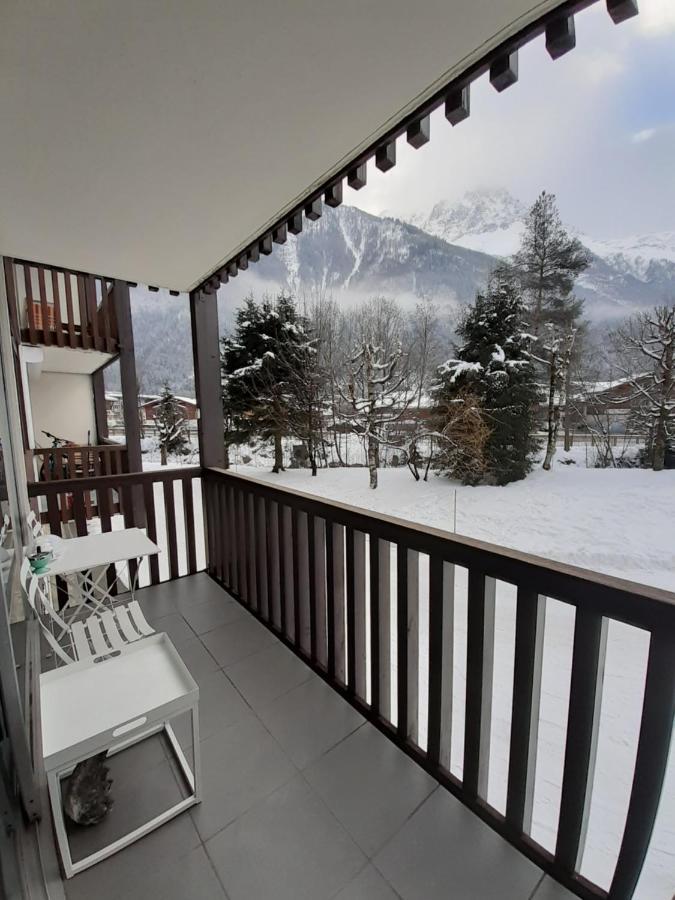 Studio Quartier Calme Centre Ville Vue Mont Blanc Chamonix Zewnętrze zdjęcie